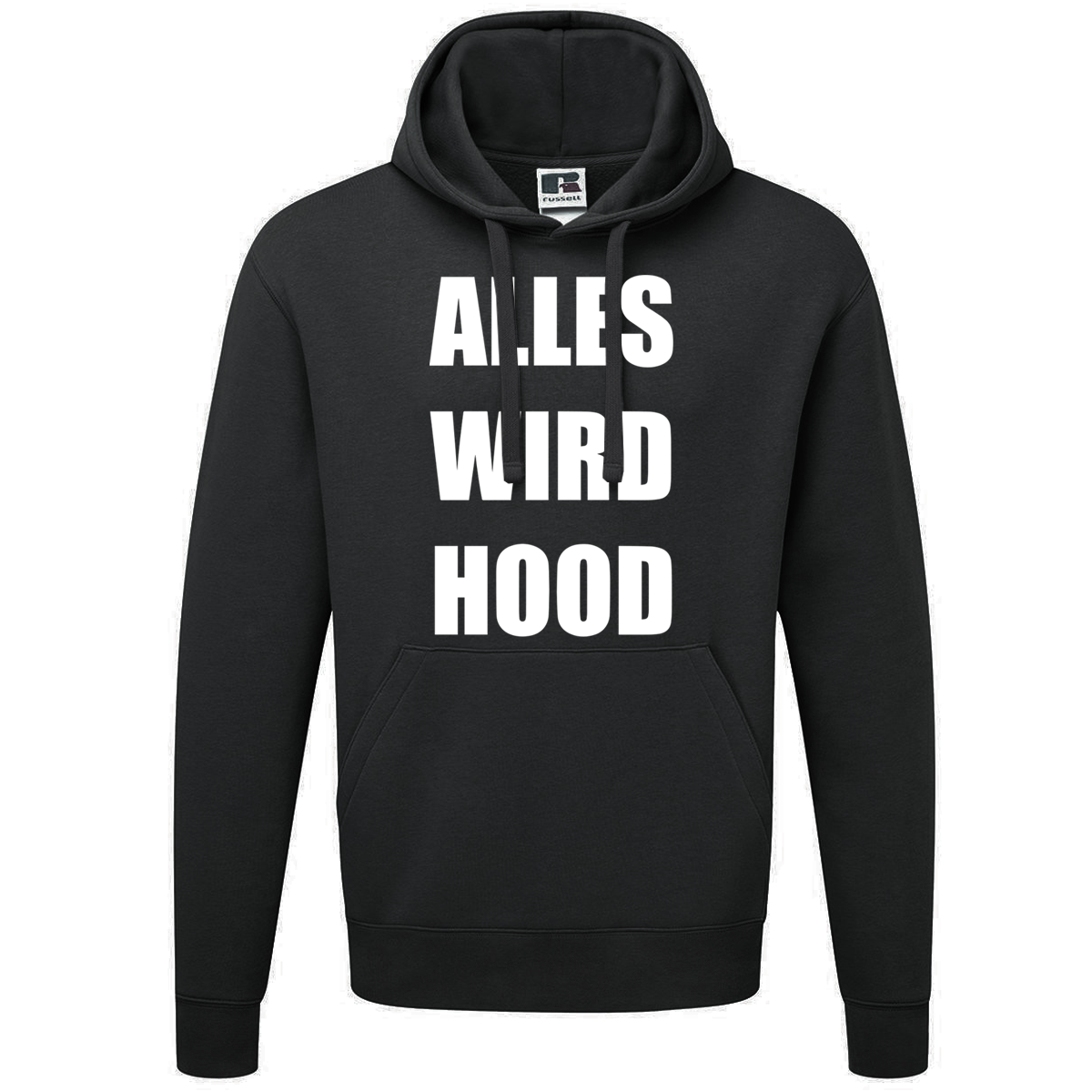 Bild von ALLES WIRD HOOD - HOODY [schwarz]